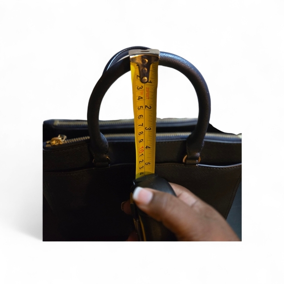 Tory Burch Navy Blue Satchel - Picture 8 of 16